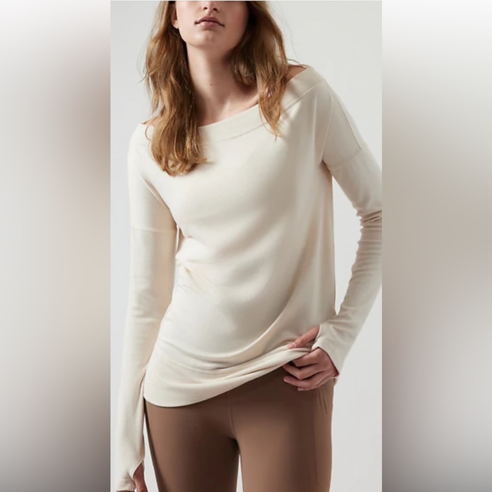 Athleta Studio Barre Sweatshirt Size Large